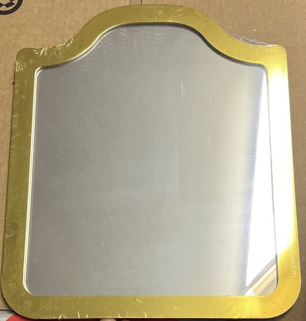 Horizon Group Plastic Gold Finished Decorative Wall Mirror 11.75" x 10" New